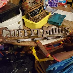 Antique wooden hanger